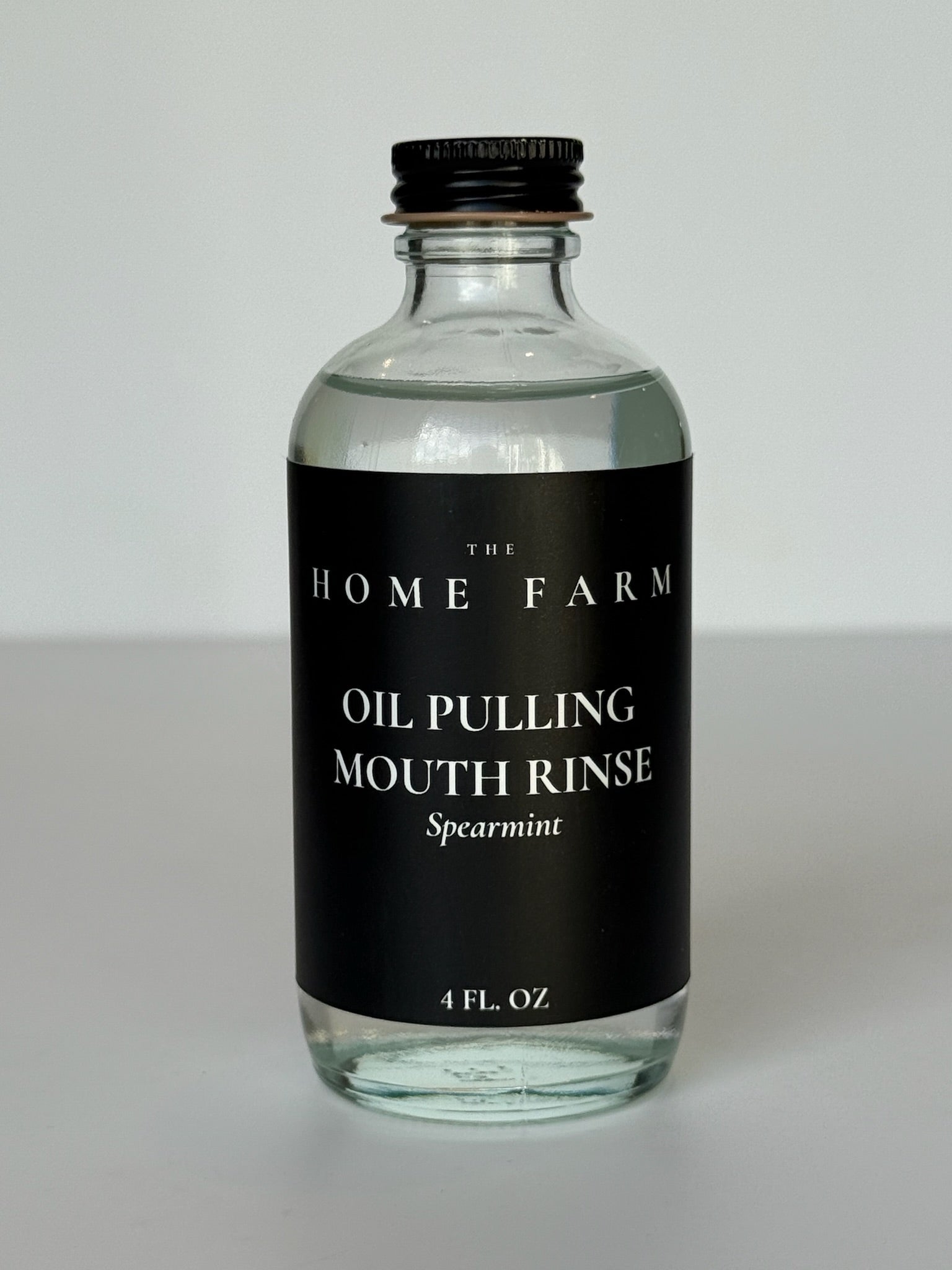 Spearmint Oil Pulling Mouthrinse